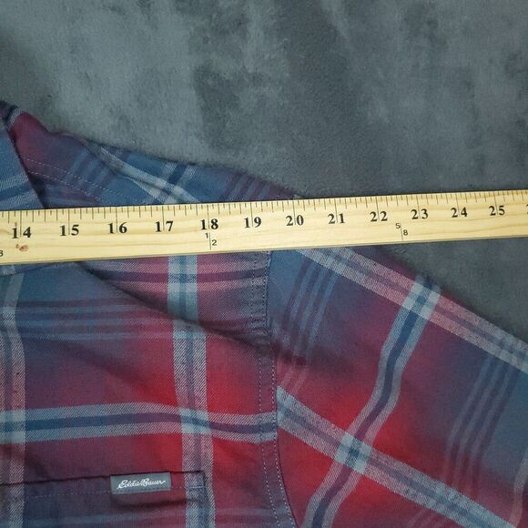 Eddie Bauer Shirt Travex Mens TXL Classic Fit Long Sleeve Button Up Plaid Casual - Picture 10 of 15